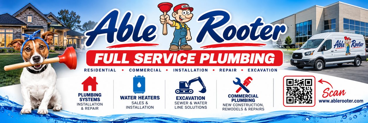 Able Rooter full service plumbing